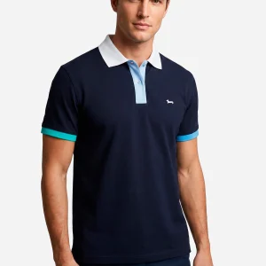 Camiseta Polo Negro Con Su logo H&B