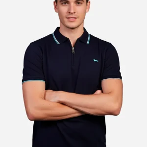Camiseta Polo Azul oscuro H&B