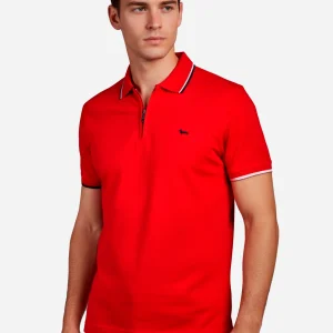 Camiseta Polo Hombre Roja H&B