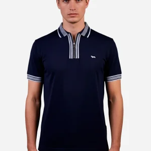 Camiseta Polo Azul Marino Logo H&B