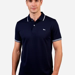 Camiseta Polo Azul Marino H&B
