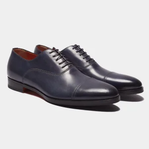 Zapato Oxford Hombre Azul Marino S.