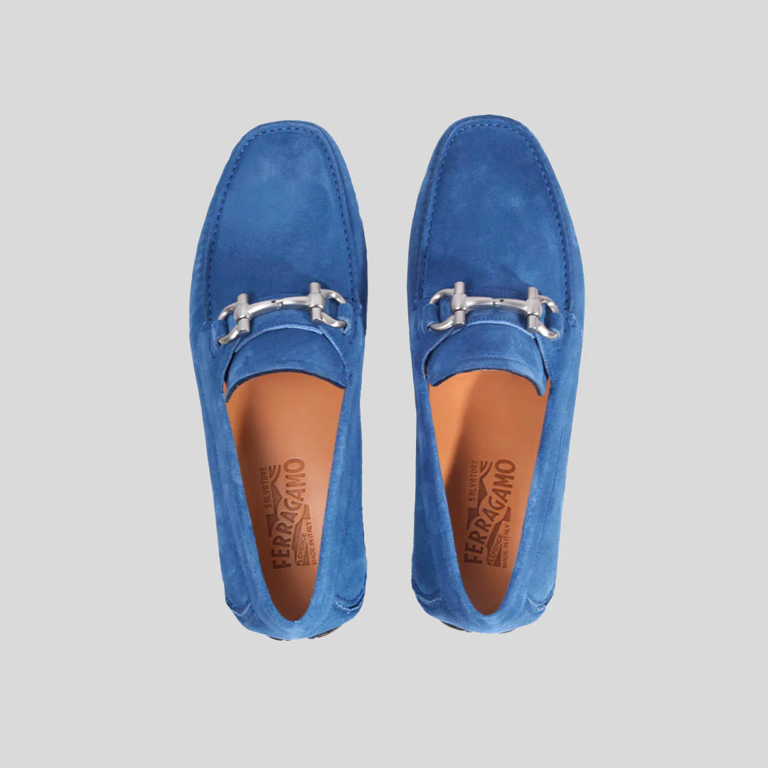 Zapato Mocasines Parigi Eco Nubuck Azul S.F. - Imagen 3