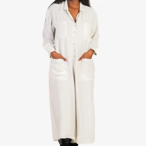 Mono Bolsillos Delanteros Beige