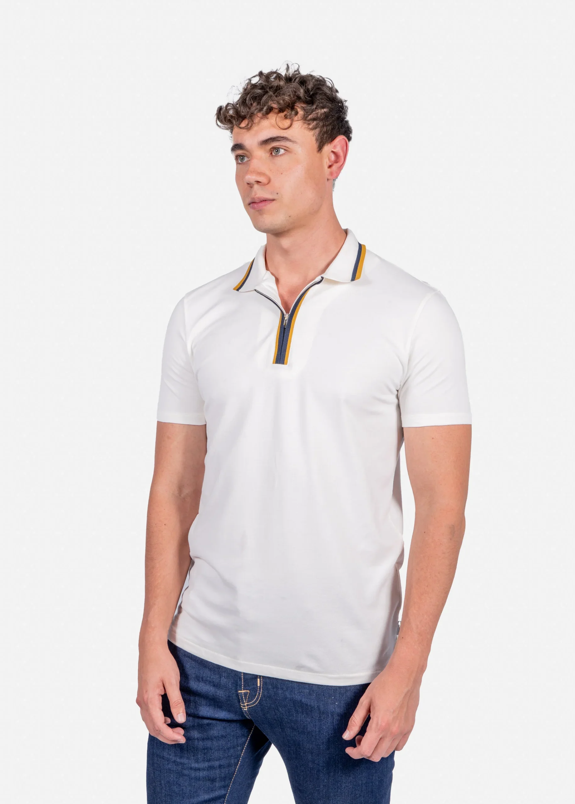 Camiseta Polo Blanca P.S. - Imagen 3