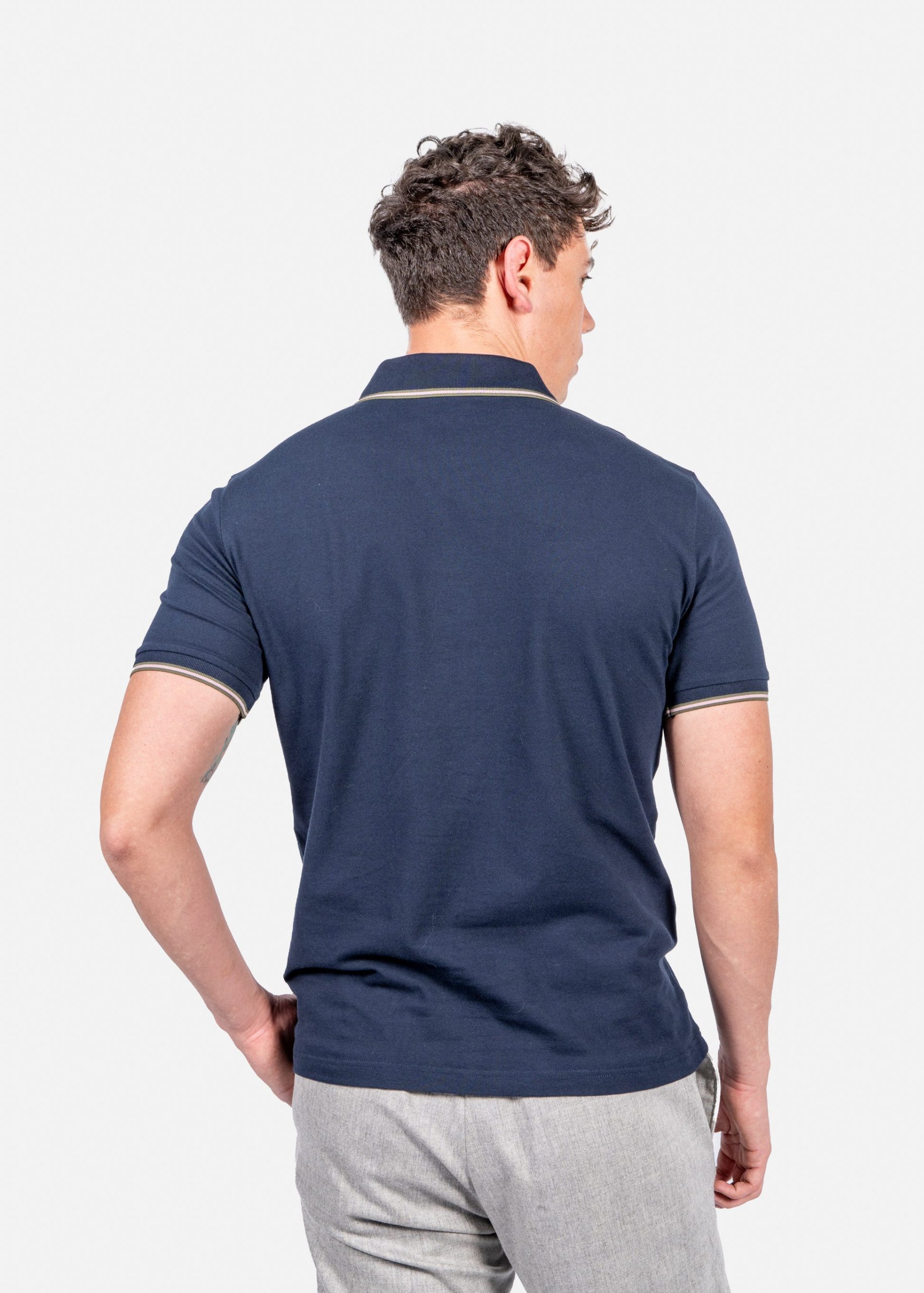 Camiseta Polo Azul Marino P.S. - Imagen 4