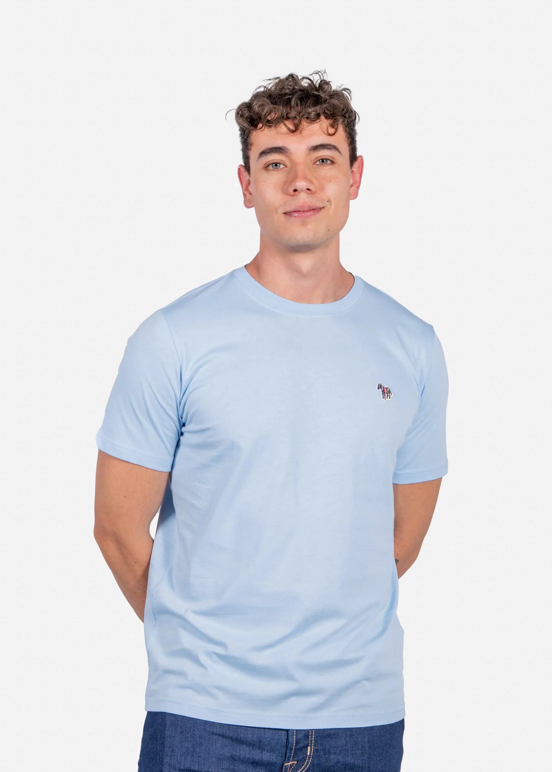 Camiseta T-Shirt Azul Celeste P.S.