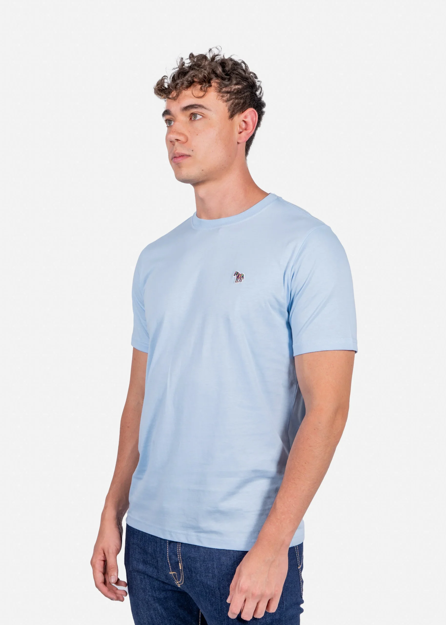 Camiseta T-Shirt Azul Celeste P.S. - Imagen 3