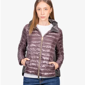 Chaqueta Acolchada Dama Color Uva