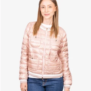 Chaqueta Acolchada Dama Palo Rosa