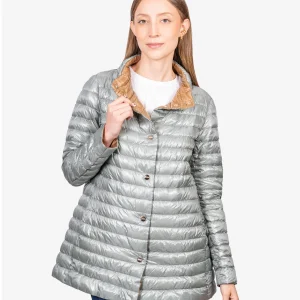 Chaqueta Acolchada Dama Verde Menta