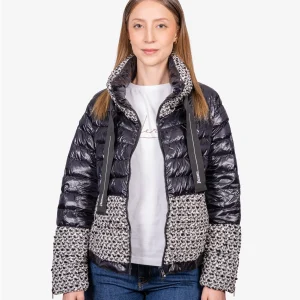 Chaqueta Acolchada Dama Negro