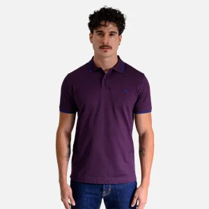Camiseta Polo Morada Algodón H&B