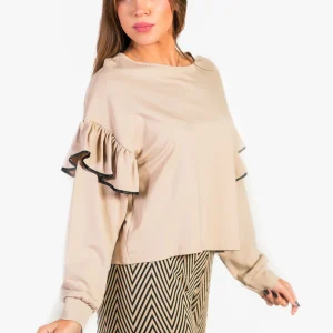 Sudadera Volante Manga