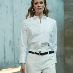 Camisa Dama Blanca T.E.