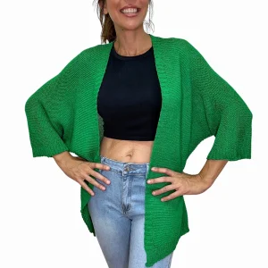 Chaqueta Punto Hilo Verde