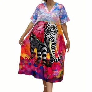 Vestido Fluido Elefante