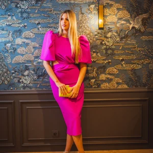 Vestido Alkes Fucsia