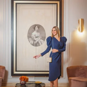 Vestido Almaaz Azul marino