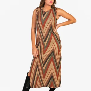 Vestido Zigzag Tierra