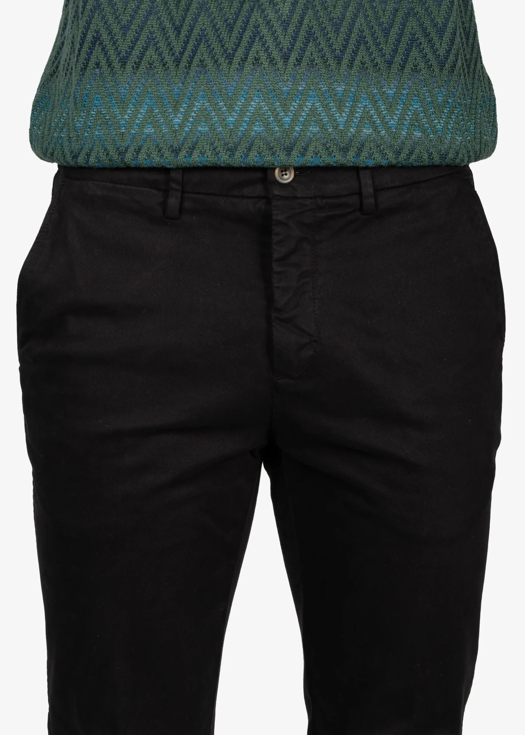 Pantalón Fit Chino Negro H&B - Imagen 4