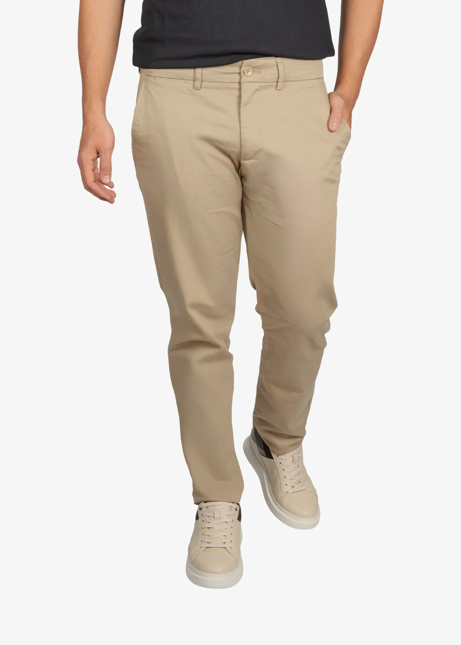 Pantalón Fit Chino Caqui H&B