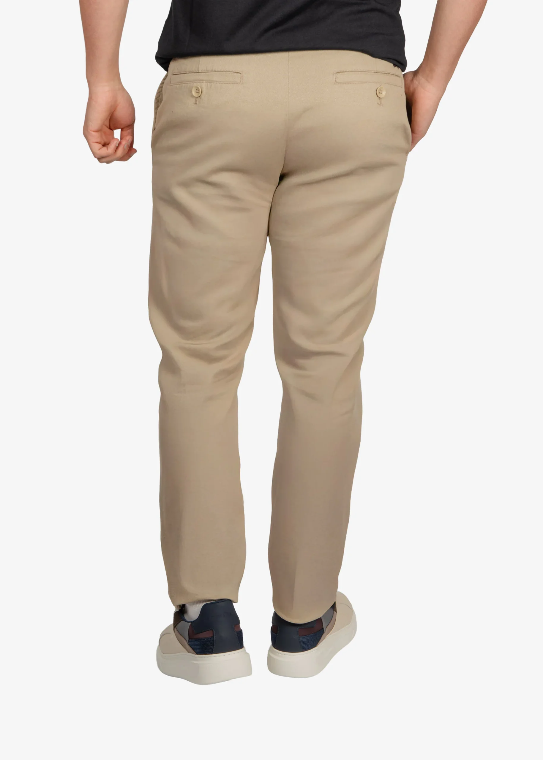 Pantalón Fit Chino Caqui H&B - Imagen 3