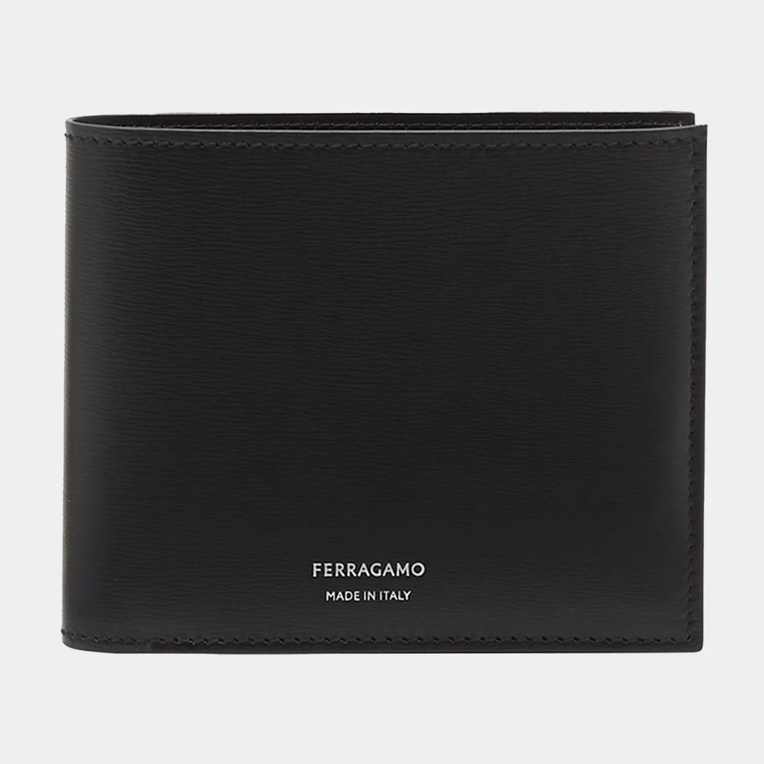 Billetera Clasic Cuero Negro S.F.