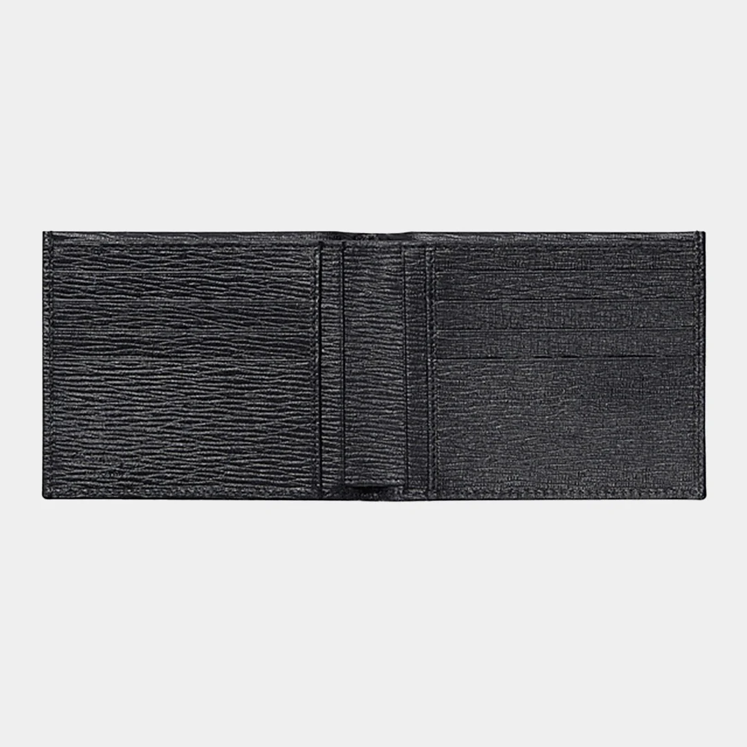 Billetera Bifold Gancini Negra S.F. - Imagen 3