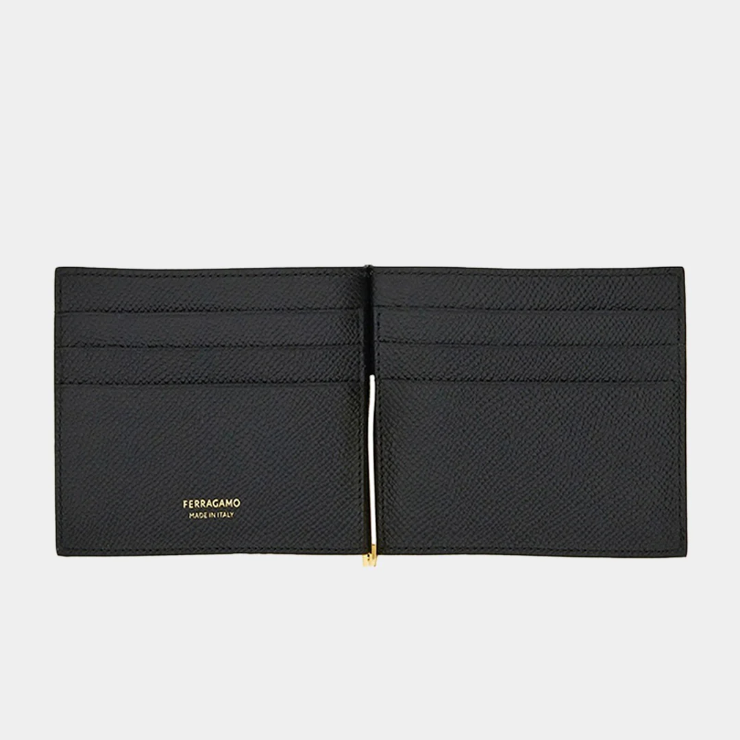 Billetera Gancini con Clip Negra S.F. - Imagen 3