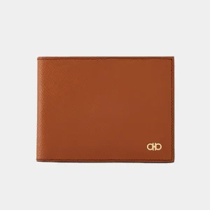 Billetera Bifold Gancini Café Hombre S.F.