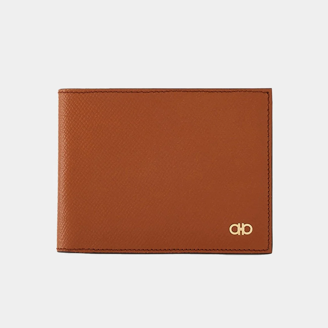 Billetera Bifold Gancini Café Hombre S.F.