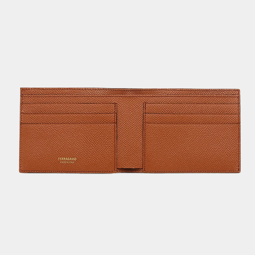 Billetera Bifold Gancini Café Hombre S.F. - Imagen 3