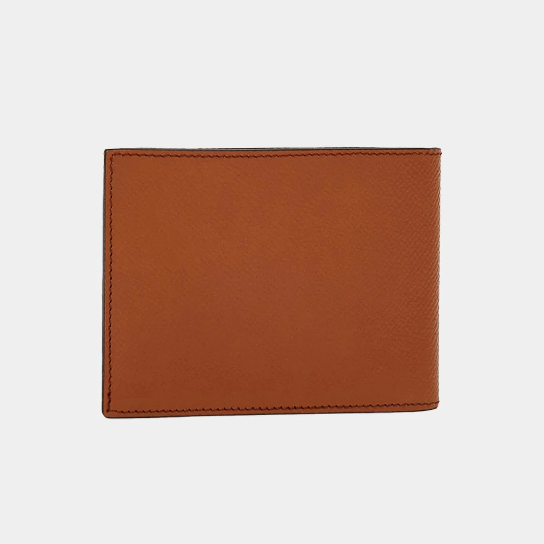 Billetera Bifold Gancini Café Hombre S.F. - Imagen 4
