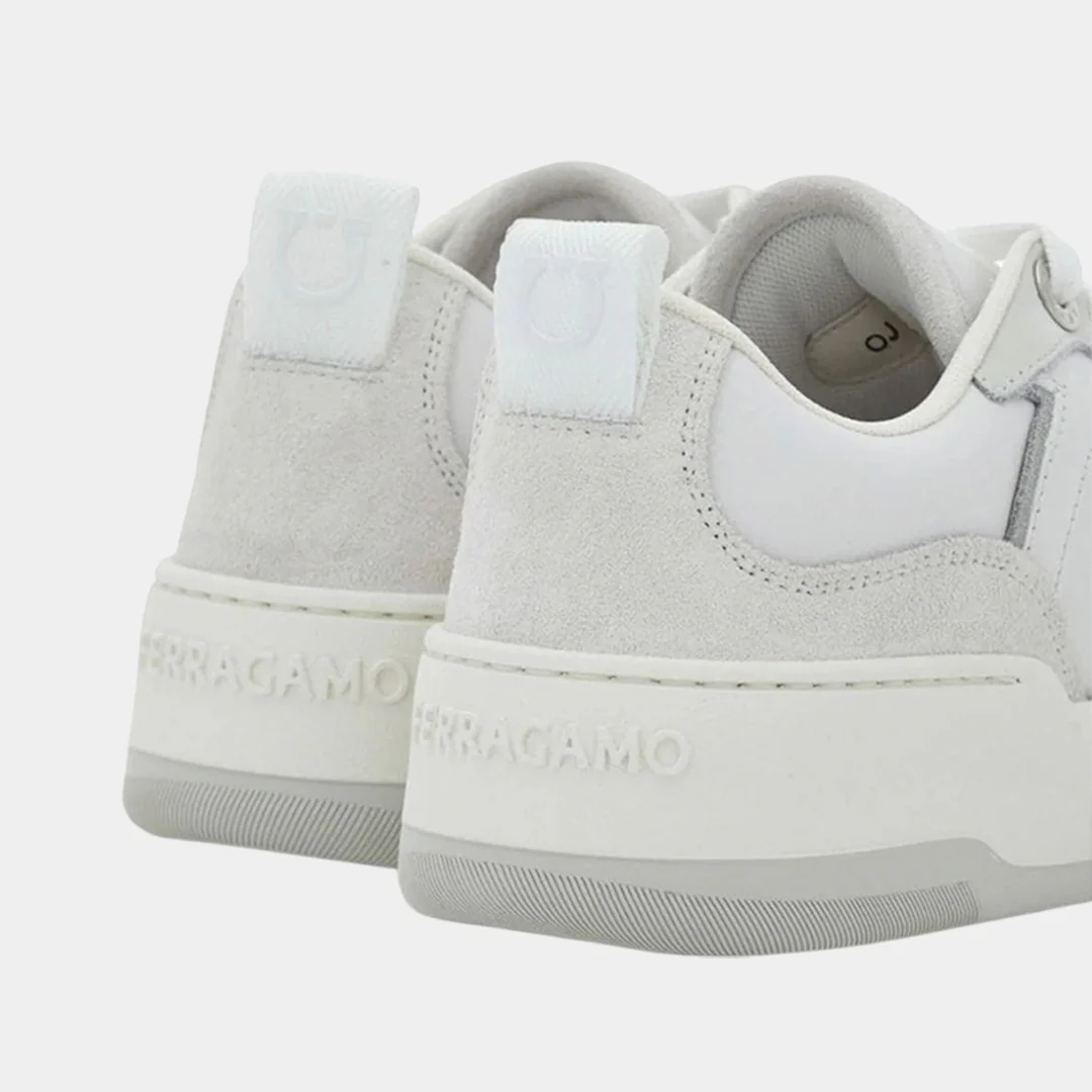 Tenis Dama en Cuero Blanco/Gris S.F. - Imagen 4