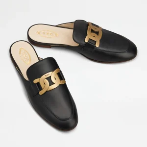 Sandalia Sabot Dama Negro T.