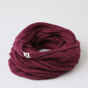 Cuello Tejido Entrelazados Rojo Humana