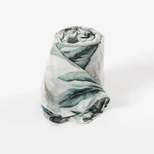 Pañuelo Estampado Gladiolo Verde i-D