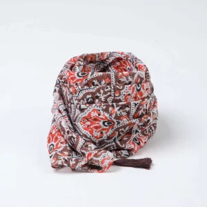 Pañuelo Estampado Avellana Naranjo Tatienne