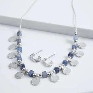 Collar + Aro Menorca Azul Humana