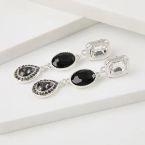 Aros Largo Queen Negro Tatienne