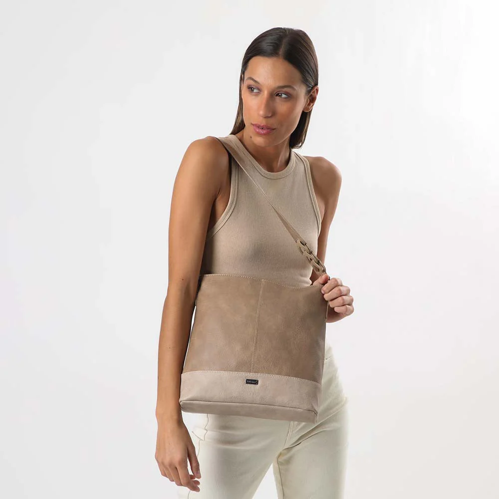 Cartera Hombro Maira Beige Tatienne - Imagen 4