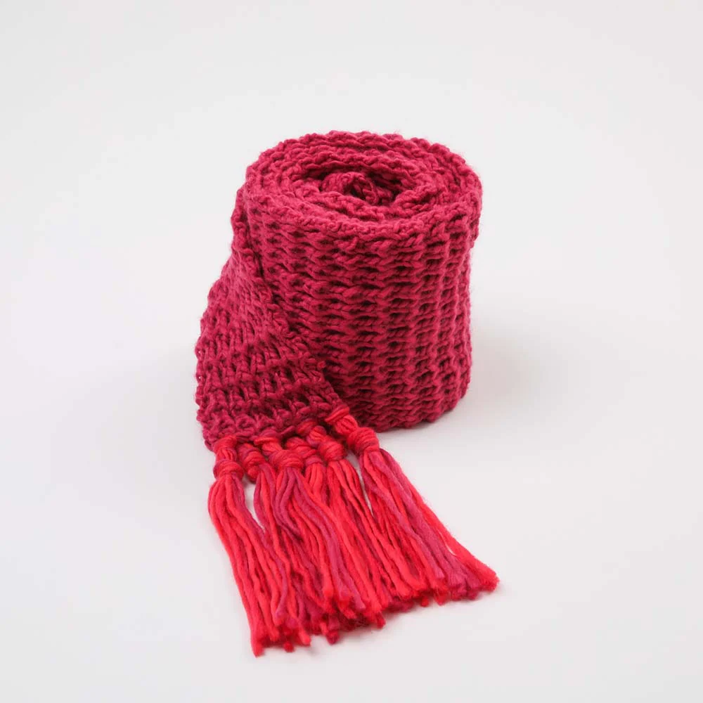 Bufanda Flecos Rojo i-D