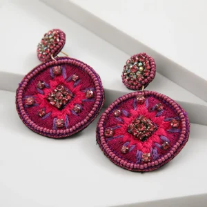 Aros Largo Pamplona Fucsia Humana