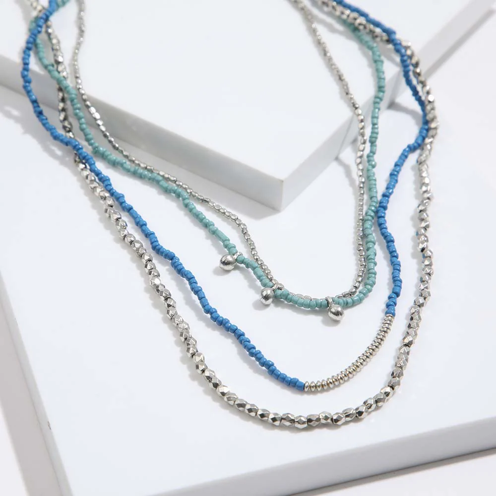 Collar Corto Antuno Azul Humana