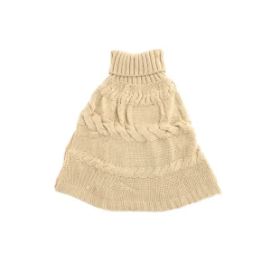 Poncho Beige Trenza i-D