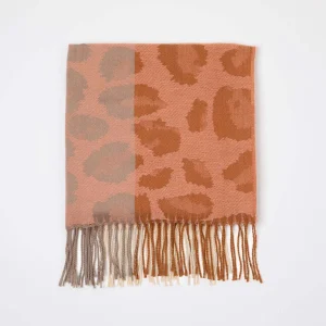 Manta Invierno Leopard Rosada i-D