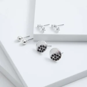 Set Aros Ozzy Plateados i-D