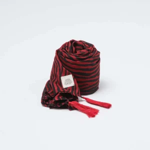 Pañuelo Estampado Malaga Rojo Humana