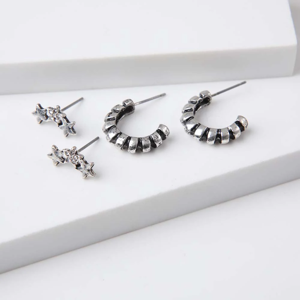 Set Aros Craspedia Plateado Humana